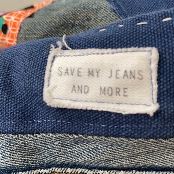 Custom Vintage Jean Handbag New Never Used - Picture 9 of 11